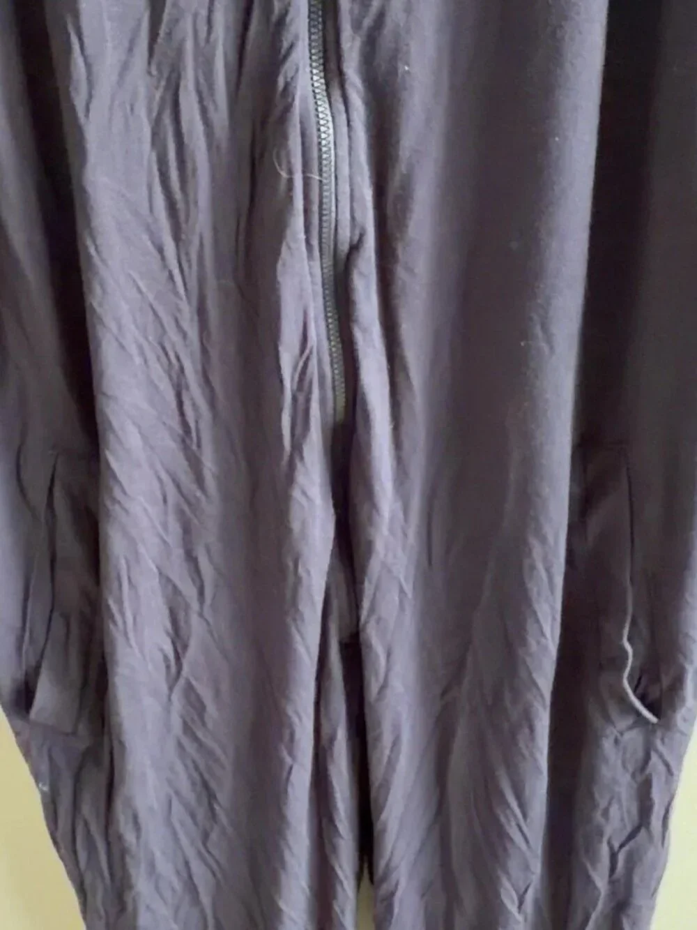 MeUndies Unisex Hooded Jumpsuit Navy Blue MicroModal Size L/XL Lounge Comfort